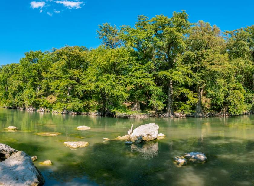 frio river in the summer